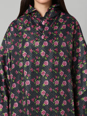 LILY PONCHO BLACK